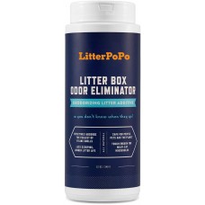 Litter Box Odor Eliminator, Best Natural Urine Deodorizer for Cat Litter Boxes Cats Smell Control, Odor Absorber, Safe for Kitty, 12 oz